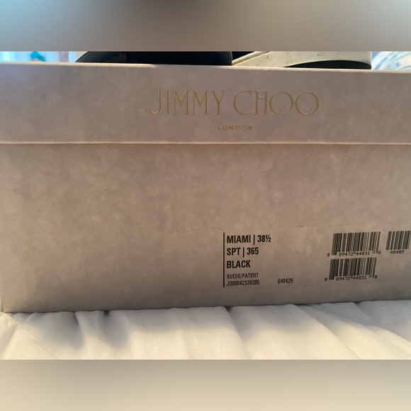 Jimmy Choo Black Suede and Patent Leather Miami sneakers - Picture 7 of 9